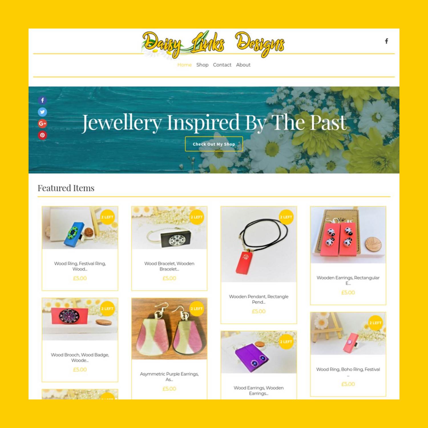 Daisy Links Designs Website